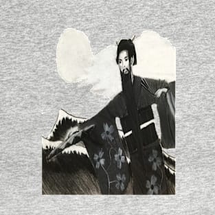 Bearded Kimono Woman T-Shirt